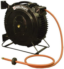 Reelcraft - 66' Spring Retractable Hose Reel - 232 psi, Hose Included - Eagle Tool & Supply