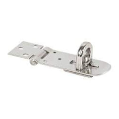 Sugatsune - 1-1/2" Wide, Screw Down Hasp - Stainless Steel - Eagle Tool & Supply