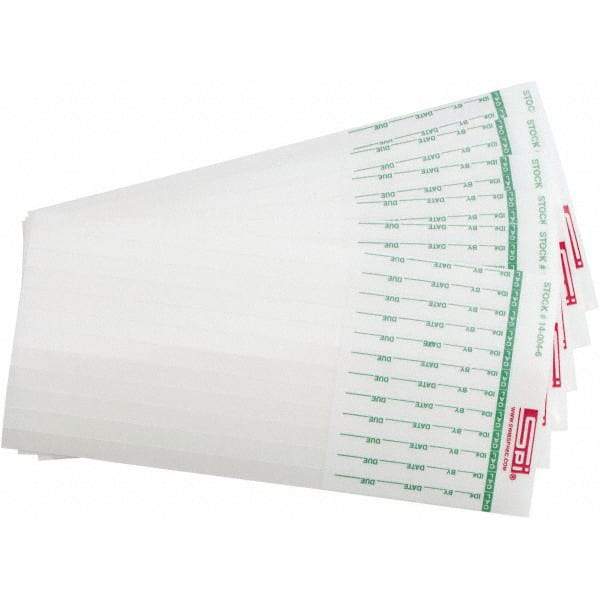 SPI - Calibration Label - Legend: Calibration, English, Green & White, 6" Long x 1/4" High, No Coating - Eagle Tool & Supply