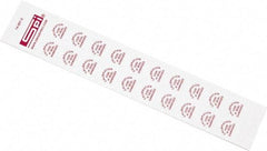 SPI - Inspection Label - Legend: Calibration Void If Seal Damaged, English, Red & White, No Coating - Eagle Tool & Supply