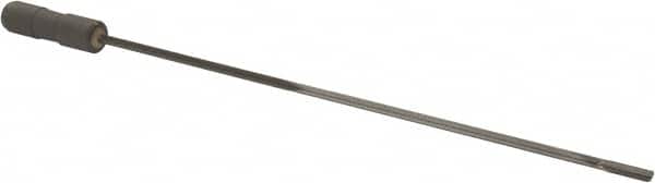 Made in USA - 7/32", 12" Flute Length, 13" Depth of Cut, Carbide-Tipped Shank, Single Flute Gun Drill - Eagle Tool & Supply
