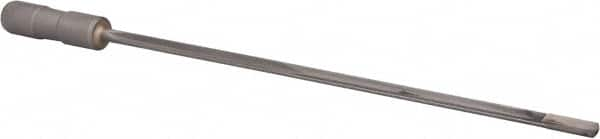 Made in USA - 5/16", 12" Flute Length, 13" Depth of Cut, Carbide-Tipped Shank, Single Flute Gun Drill - Eagle Tool & Supply