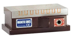 Value Collection - Standard Pole Rectangular Permanent Magnetic Block Chuck - 24" Long x 8" Wide x 2.874" High - Eagle Tool & Supply