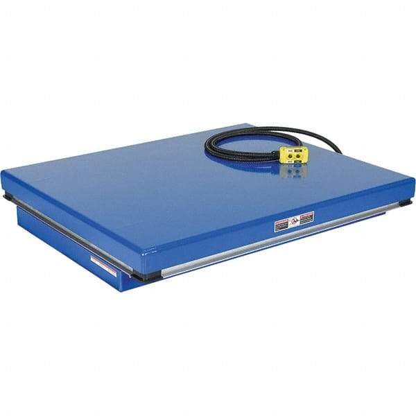 Vestil - 3,000 Lb Capacity Hydraulic Scissor Lift - 7" to 43" Lift Height, 48" Platform Length x 40" Platform Width - Eagle Tool & Supply