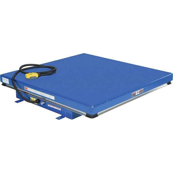 Vestil - 3,000 Lb Capacity Hydraulic Scissor Lift - 7" to 43" Lift Height, 48" Platform Length x 48" Platform Width - Eagle Tool & Supply