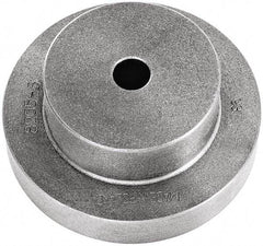 Bison - Adapter Back Plate for 10" Diam Self Centering Lathe Chucks - 1.57" Through Hole Diam, 4.53mm ID, 10.24" OD, 1.26" Flange Height, Cast Iron - Eagle Tool & Supply