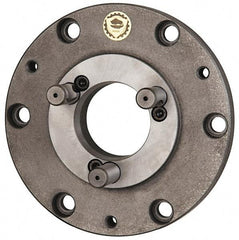 Pratt Burnerd America - Adapter Back Plate for 15" Diam Self Centering Lathe Chucks - L-3 Mount, 4.56" Through Hole Diam, Steel - Eagle Tool & Supply