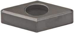 Kennametal - 1/2" Inscribed Circle, Diamond (Shape) Boring Bar Shim for Indexables - 3/16" Thick, IDSN Shim Style, Negative Rake - Eagle Tool & Supply