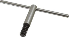 Bison - 8, 10" Chuck Diam Compatibility, Lathe Chuck Key - Compatible with 4-Jaw Chucks, Self Ejecting, 5" Body Length, 7/16" Actual Key Square Size - Eagle Tool & Supply