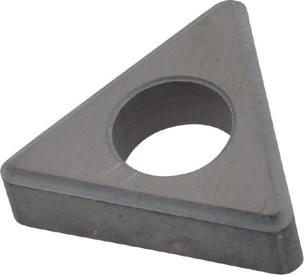 Kennametal - 1/2" Inscribed Circle, Triangle Boring Bar Shim for Indexables - 3/16" Thick, ITSN Shim Style, Negative Rake - Eagle Tool & Supply
