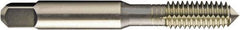 Vermont Tap & Die - #8-32 UNC 2B H5 Thread Limit Plug Thread Forming Tap - High Speed Steel, Bright Finish, 2-1/8" OAL, 3/8" Thread Length, Right Hand Thread, Series 1986 - Eagle Tool & Supply