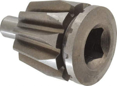 Bison - Forged Steel Lathe Chuck Pinion - 6" Chuck Diam Compatible, 1.1" OD - Eagle Tool & Supply