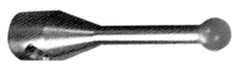 Fowler - 6 mm Ball Diameter, Stainless Steel Stem, M2 Thread, Ruby Point Ball Tip CMM Stylus - 10 mm Overall Length - Eagle Tool & Supply