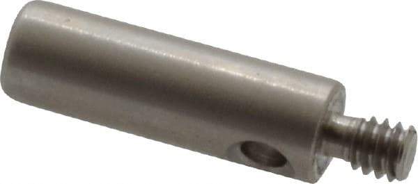 Fowler - M2 Female and Male Connection, 3mm Stem Diameter, Stainless Steel, CMM Stylus Extension - 10mm Overall Length, 4mm Outer Diameter, For Use with CMM Touch Trigger Probes - Eagle Tool & Supply