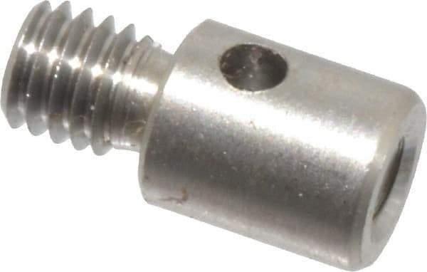 Fowler - M3 Female, M2 Male, Stainless Steel, CMM Thread Adapter - 5mm Long - Eagle Tool & Supply