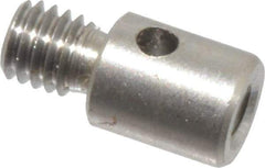 Fowler - M3 Female, M2 Male, Stainless Steel, CMM Thread Adapter - 5mm Long - Eagle Tool & Supply