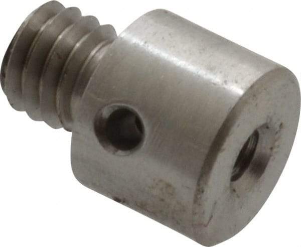 Fowler - M4 Female, M2 Male, Stainless Steel, CMM Thread Adapter - 5mm Long - Eagle Tool & Supply