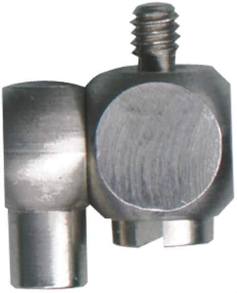 Fowler - M2 Female, M2 Male, Stainless Steel, CMM Swivel Adapter - 8mm Long, Includes 8mm Swivel Knuckle Adapter - Eagle Tool & Supply