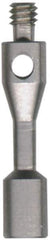Fowler - 3 mm Ball Diameter, Stainless Steel Stem, M2 Thread, Ruby Point Disc Tip CMM Stylus - 13 mm Overall Length - Eagle Tool & Supply
