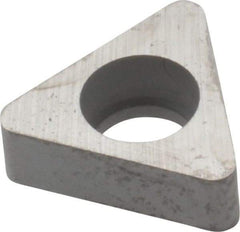 Kennametal - 3/8" Inscribed Circle, Triangle Boring Bar Shim for Indexables - 3/16" Thick, ITSN Shim Style, Negative Rake - Eagle Tool & Supply