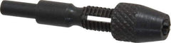 Interstate - 4" Long, Hand Drill with Swivel Head Pin Vise - 4" Long, 0.125" Min Capacity - Eagle Tool & Supply