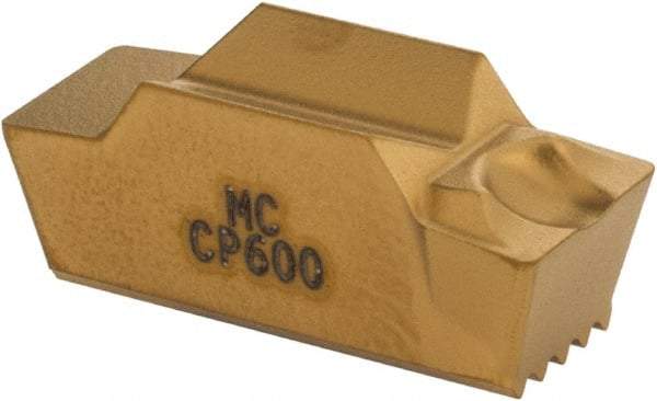 Seco - LCMR, 0.236" Cutting Width, MC, CP600 Grade, Single End Multi-Directional Turning Insert - TiAlN, TiN Coated - Eagle Tool & Supply