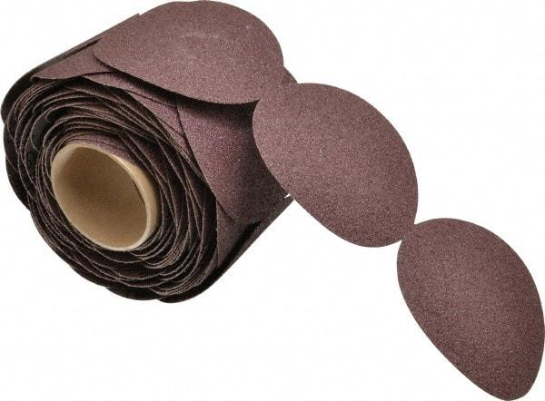 3M - 5" Diam, 36 FEPA Grit Aluminum Oxide Adhesive PSA Disc - Very Coarse Grade, X Weighted Cloth Backing, For Bench Top Motors, Random Orbital Sanders - Eagle Tool & Supply