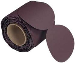 3M - 6" Diam, 80 Grit Aluminum Oxide Adhesive PSA Disc - Medium Grade, X Weighted Cloth Backing, For Bench Top Motors, Random Orbital Sanders - Eagle Tool & Supply