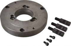 Interstate - Adapter Back Plate for 6" Diam Self Centering Lathe Chucks - D1-4 Mount - Eagle Tool & Supply