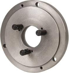 Interstate - Adapter Back Plate for 8" Diam Self Centering Lathe Chucks - D1-4 Mount - Eagle Tool & Supply