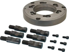Interstate - Adapter Back Plate for 8" Diam Lathe Chucks - D1-6 Mount - Eagle Tool & Supply