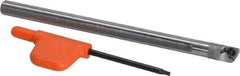 Kennametal - 0.285" Min Bore Diam, 4" OAL, 1/4" Shank Diam, GSBIW Indexable Boring Bar - 1" Max Bore Depth, WP.. Insert, Screw Holding Method - Eagle Tool & Supply