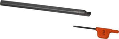 Kennametal - 0.415" Min Bore Diam, 6" OAL, 3/8" Shank Diam, GCBIW Indexable Boring Bar - 3-3/4" Max Bore Depth, WP.. Insert, Screw Holding Method - Eagle Tool & Supply