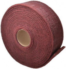 3M - 30' Long x 4" Wide Nonwoven Roll - Very Fine Grade, Purple, Aluminum Oxide - Eagle Tool & Supply