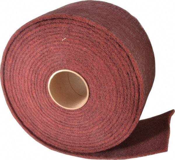 3M - 30' Long x 6" Wide Nonwoven Roll - Very Fine Grade, Purple, Aluminum Oxide - Eagle Tool & Supply