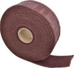 3M - 30' Long x 4" Wide Nonwoven Roll - Very Fine Grade, Purple, Aluminum Oxide - Eagle Tool & Supply