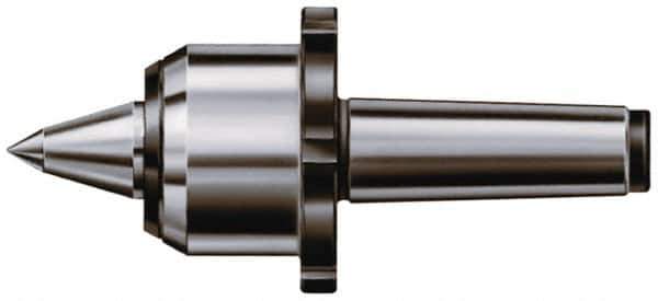 Rohm - MT6 Taper Shank, 4.61" Head Diam Live Center - 4,800 Max RPM, 4.1" Head Length, 2.28" Point Diam, 3.032" Point Len, 6,600 Lb Max Workpc, 14.27" OAL, Long Point - Eagle Tool & Supply