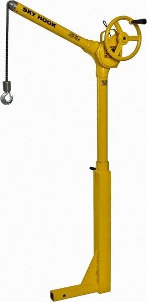 Sky Hook - 500 Lb Load Capacity, Steel Sky Hook Crane - Receiver Hitch Crane - Eagle Tool & Supply