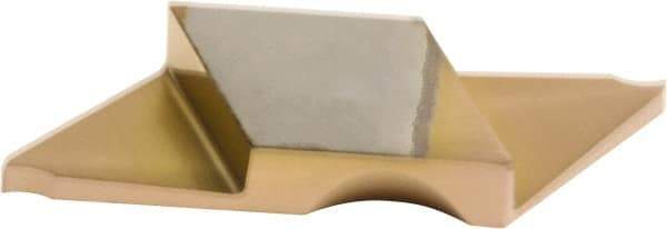 Sumitomo - CTL121505 AC530U Grade, 0.0591" Cutting Width, Carbide Cutoff Insert - 0° Neutral Lead Angle, 0.002" Cnr Rad, TiAlN/AlCrN Coated, Double End - Eagle Tool & Supply