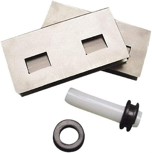 Justrite - 0.17' Long x 0.33' Wide x 1" High, Spill Containment Accumulation Drain Kit - Compatible with Justrite Pallets & Accumulations Centers - Eagle Tool & Supply