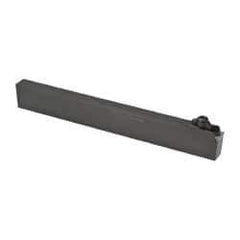 Hertel - CTCO, Neutral Cut, 0° Lead Angle, 1/2" Shank Height x 1" Shank Width, Neutral Rake Indexable Turning Toolholder - 8" OAL, TP.. 322 Insert Compatibility, Clamp Holding Method - Eagle Tool & Supply