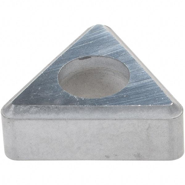 Made in USA - 3/8" Inscribed Circle, Triangle Shim for Indexables - Carbide, 3/16" Thick, ITSN Shim Style, Negative Rake, Left Hand Cut - Eagle Tool & Supply