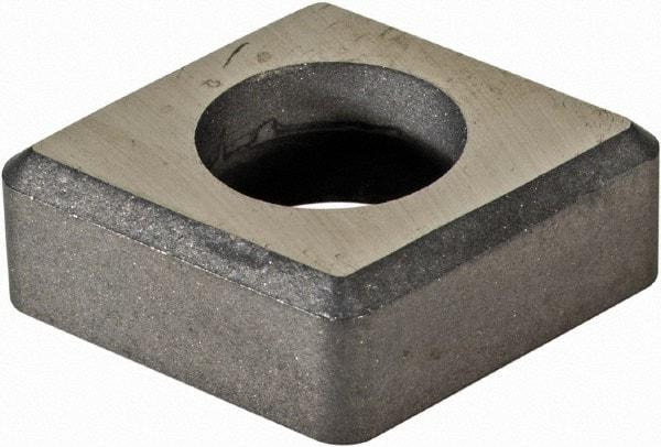 Made in USA - 1/2" Inscribed Circle, Diamond (Shape) Shim for Indexables - Carbide, 3/16" Thick, ICSN Shim Style, Negative Rake, Left Hand Cut - Eagle Tool & Supply