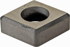 Made in USA - 1/2" Inscribed Circle, Diamond (Shape) Shim for Indexables - Carbide, 3/16" Thick, ICSN Shim Style, Negative Rake, Left Hand Cut - Eagle Tool & Supply