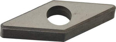 Made in USA - 1/2" Inscribed Circle, Diamond (Shape) Shim for Indexables - Carbide, 3/16" Thick, IVSN Shim Style, Negative Rake - Eagle Tool & Supply