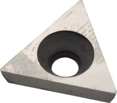 Made in USA - 3/8" Inscribed Circle, Triangle Shim for Indexables - Carbide, 1/8" Thick, PTP Shim Style, Positive Rake - Eagle Tool & Supply