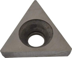 Made in USA - 1/2" Inscribed Circle, Triangle Shim for Indexables - Carbide, 1/8" Thick, PTP Shim Style, Positive Rake - Eagle Tool & Supply