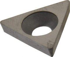 Made in USA - 1/2" Inscribed Circle, Triangle Shim for Indexables - Carbide, 1/8" Thick, PTP Shim Style, Positive Rake - Eagle Tool & Supply