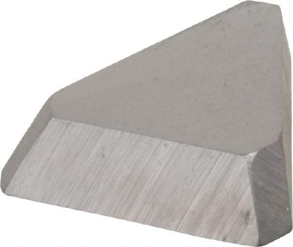 Made in USA - 3/8" Inscribed Circle, Triangle, T Chipbreaker for Indexables - Left Hand, Right Hand Cut, 0.094" Thick, 0.047" Effective Width, Carbide - Eagle Tool & Supply