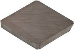 Made in USA - 3/4" Inscribed Circle, Square, S Chipbreaker for Indexables - Left Hand, Right Hand Cut, 0.094" Thick, 0.071" Effective Width, Carbide - Eagle Tool & Supply